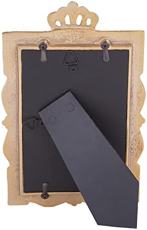 4x6 Princess Crown Gold Picture Frame - Tabletop Wall Display