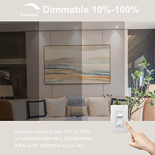 FTL 6-Pack Dimmable PAR20 LED Bulbs 7W 3000K Warm White