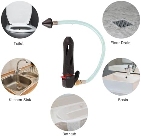 BOENLU Threaded Drain Gun with CO2 Cartridge