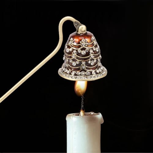 KTZCTPCA Candle Snuffer with Long Handle and Enamel Finish