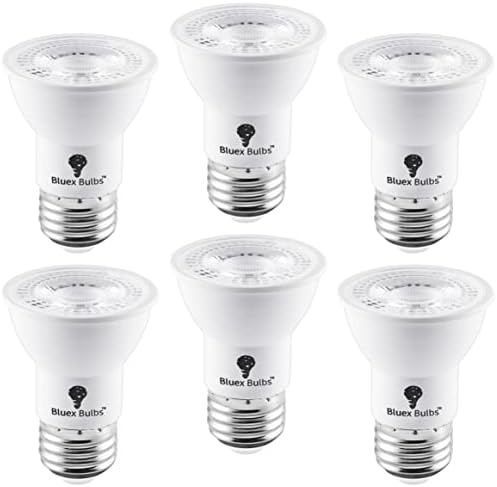 Bluex 6 Pack PAR16 LED Bulbs 7W Dimmable