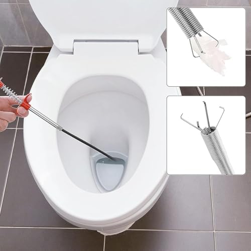 GDOMI Drain Snake Hair Clog Remover Tool