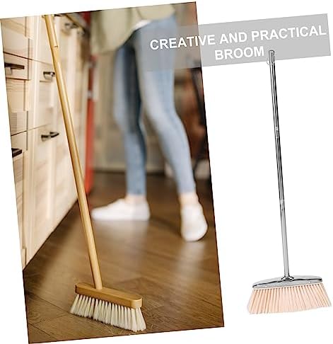FRCOLOR Heavy Duty Hand Broom with Beveled Bristles