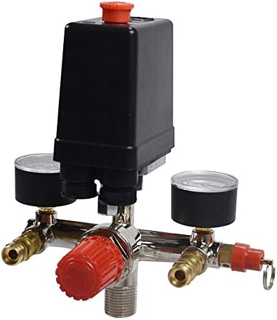 Uddick 2-Phase Air Compressor Pressure Switch Valve Gauge