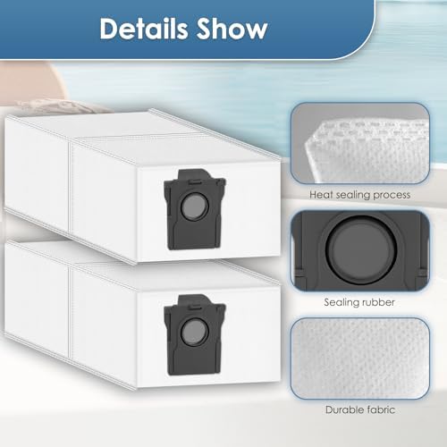 KEYKAO 6 Pack P50 Pro Ultra Dust Bags Replacement