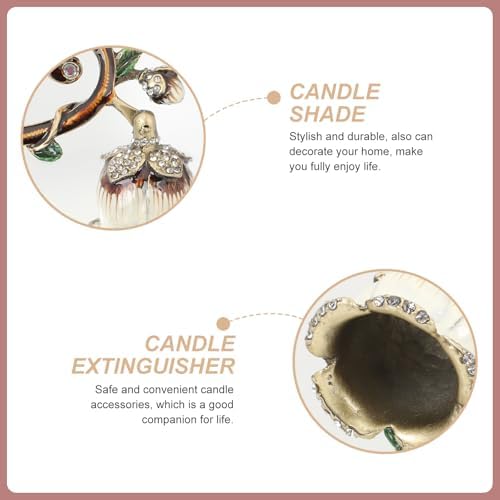HOMSFOU Candle Snuffer Extinguisher with Long Handle