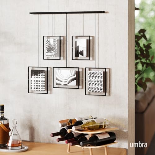 Umbra Black Exhibit Multi Photo Frame Display
