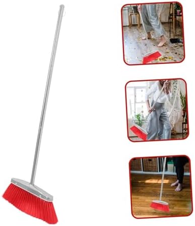 Stainless Steel Broom with Antihair Wrap for Home and Commercial Use