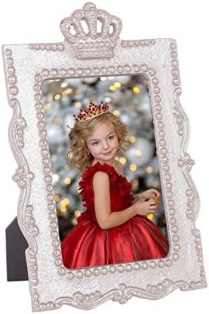 AHC Princess Crown 4x6 Silver Picture Frame