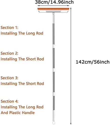 DDGURDH Adjustable Hand Broom for Bathroom and Shower