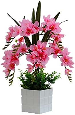 Real Touch Silk Orchid Artificial Flower with Pot