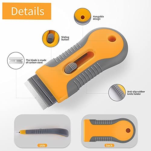 DEKEones 2 Pack Retractable Razor Blade Scraper