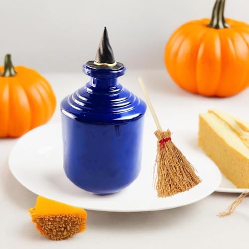 GXXMEI 24PCS Mini Witch Hats Brooms Set