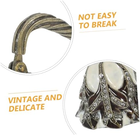 PRETYZOOM Vintage Rhinestone Tulip Candle Snuffer Tool