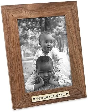 Isaac Jacobs 5x7 Wood Sentiments Grandchildren Frame