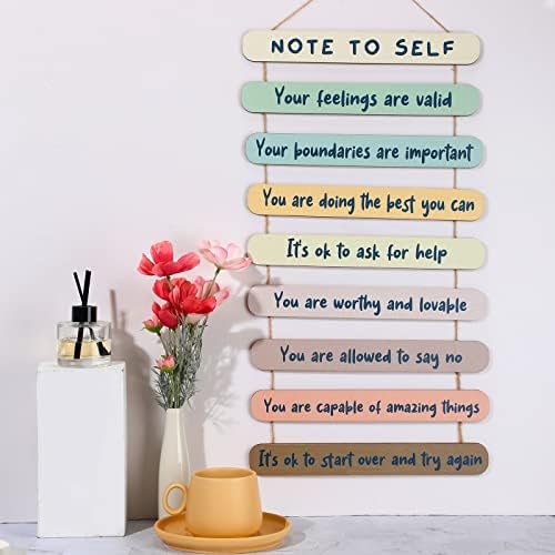 Yookeer Positive Psychology Affirmation Wall Art