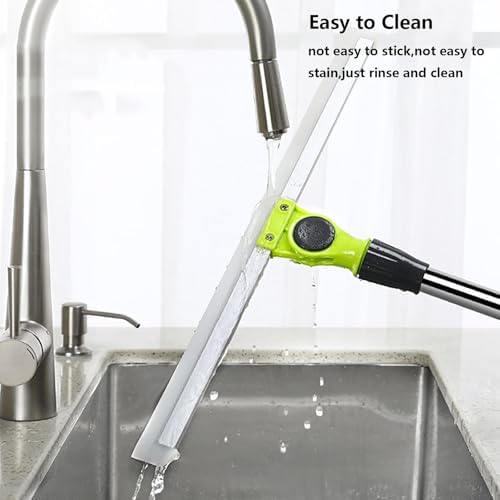 Silicone Broom with 130cm Handle for Floor and Tile Cleaning