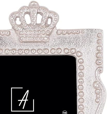 AHC Princess Crown 4x6 Silver Picture Frame