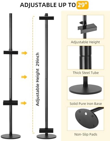 Sturdy Metal Easel for Picture Frames and Art Displays