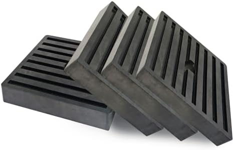 YEUNAS Shock Pads 4x4x79 High Quality Rubber Vibration Isolation Pads 4Pack
