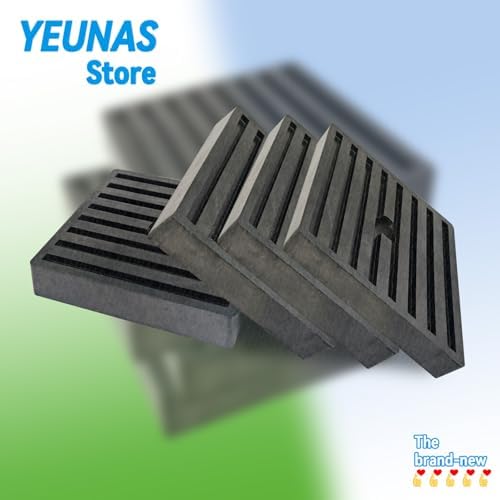 YEUNAS Shock Pads 4x4x79 High Quality Rubber Vibration Isolation Pads 4Pack