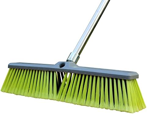 PHYEX 18 Push Broom with 47 Handle Multi-Surface Cleaning Tool