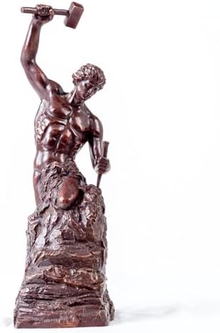 185 Inch Bronze Self Made Man Sculpture