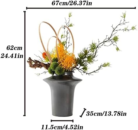 NDRFAWY Artificial Flowers with Pots for Home Decor