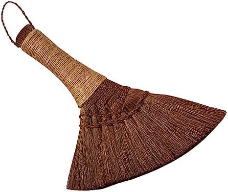 2pcs HOMOCONO Handmade Palm Broom for Home Car