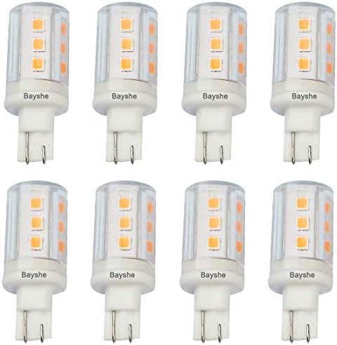 Bayshe T10 Wedge Base LED Bulb 3W 8 Pack Warm White