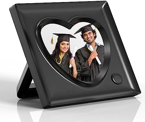 KWANWA Voice Recordable Picture Frame 20S Love Heart Shape 39x39