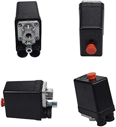 Uddick 2-Phase Air Compressor Pressure Switch Valve Gauge
