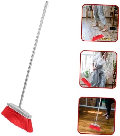 VERDANVERSE Indoor Broom with Soft Bristles for Efficient Cleaning
