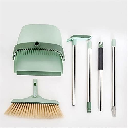 DDGURDH Hand Broom Set with Rotating Handle and Dustbin