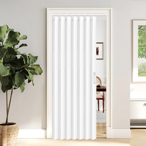 Vatge Door Curtains Folding 1 Panel White
