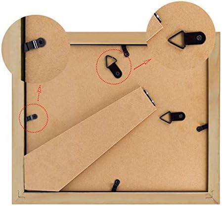 Golden State Art Set of 2 85x11 Black Picture Frames