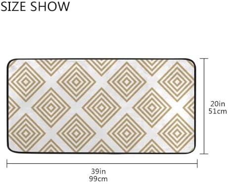 Hapuxt 39x20 Inch Non-Slip Kitchen Rug