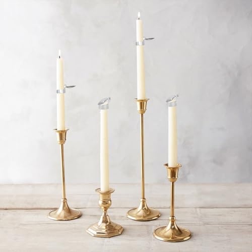 Leopacat 4Pcs Candle Snuffer Set with Shell Pattern and Automatic Stopper