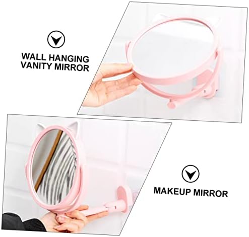 DOITOOL Cute Portable Travel Mirror Wall-Mounted Makeup Mirror