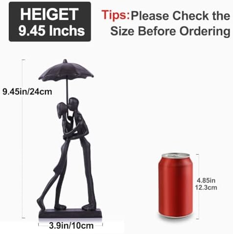 QIANLING Iron Couple Figurine - 6th Anniversary Decor