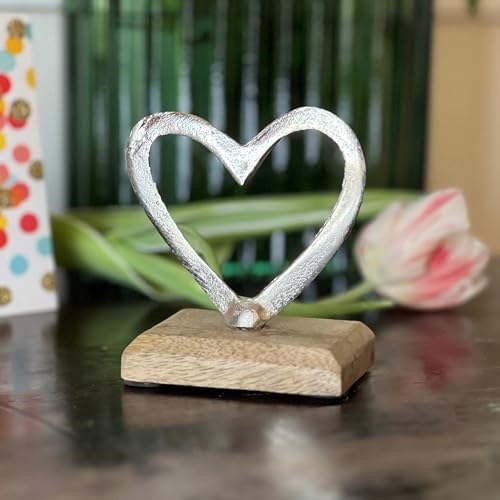 WHW Eternity Heart Sculpture 35 Inches Tall