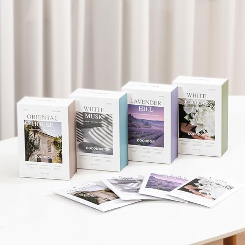 COCODOR White Musk Scented Sachets 5 Pack