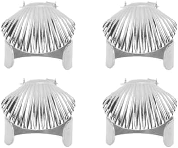 Leopacat 4Pcs Candle Snuffer Set with Shell Pattern and Automatic Stopper
