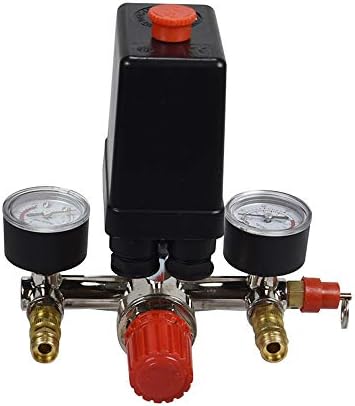 Uddick 2-Phase Air Compressor Pressure Switch Valve Gauge