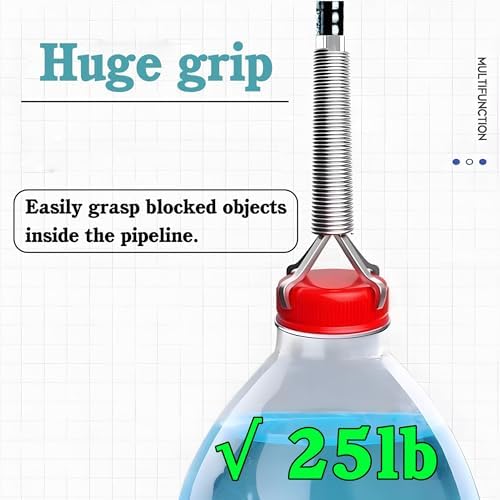 Timour 3-Pack Drain Snake Clog Remover Tool Kit 1