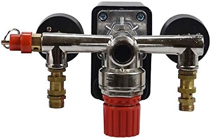 Uddick 2-Phase Air Compressor Pressure Switch Valve Gauge