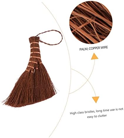 GARVALON Mini Palm Broom - Durable Natural Cleaning Tool