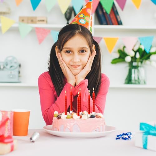 12pcs Spider Themed Birthday Candles Decor