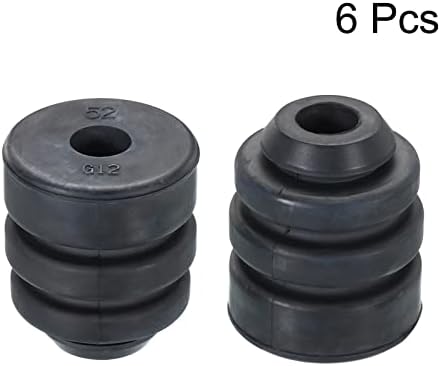PATIKIL 14x17 Refrigeration Compressor Rubber Mounting Feet 6 Pack