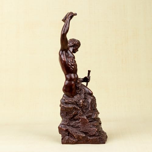 185 Inch Bronze Self Made Man Sculpture